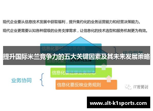 提升国际米兰竞争力的五大关键因素及其未来发展策略